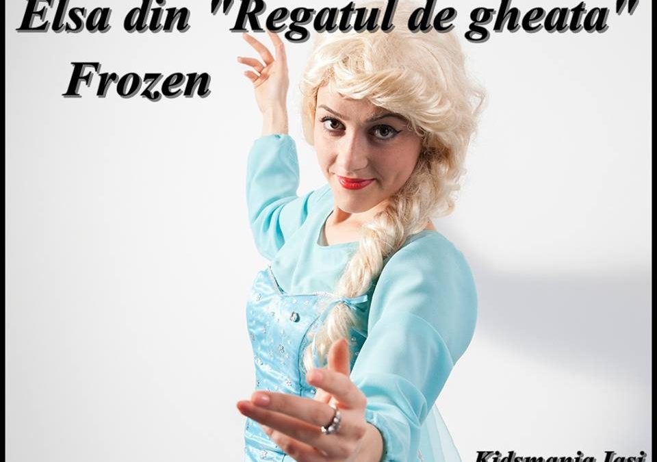 Printesa Elsa din filmul Frozen in Iasi