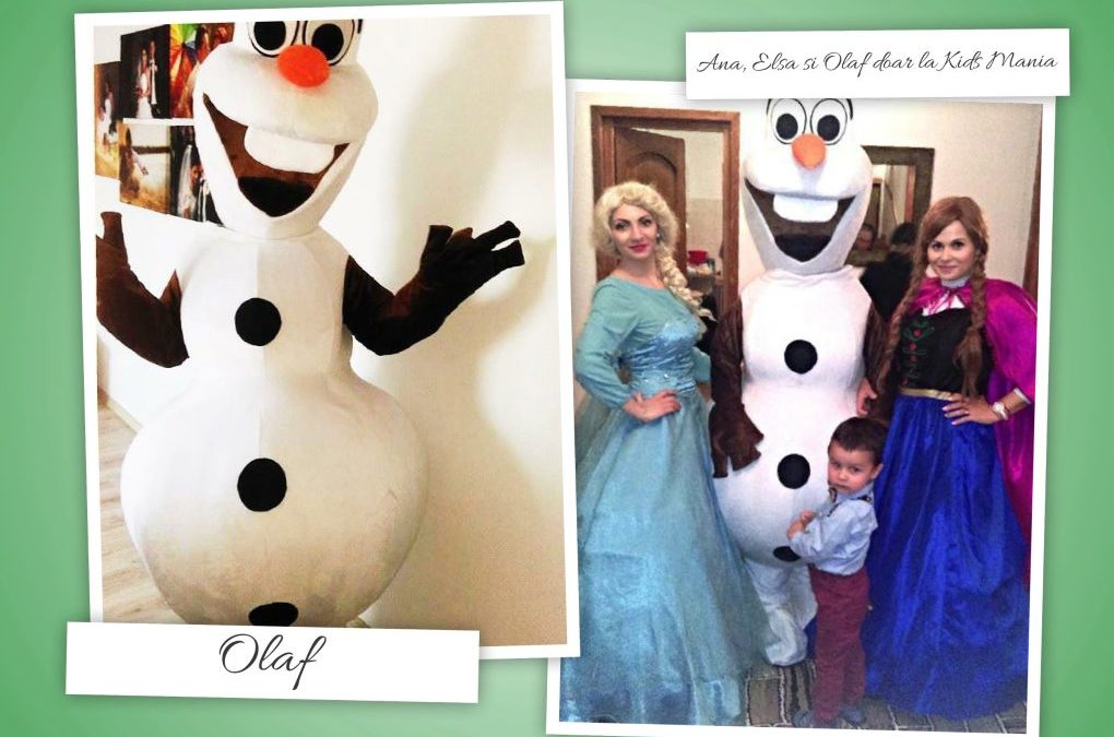 ana, elsa si olaf din frozen - doar la kids mania iasi