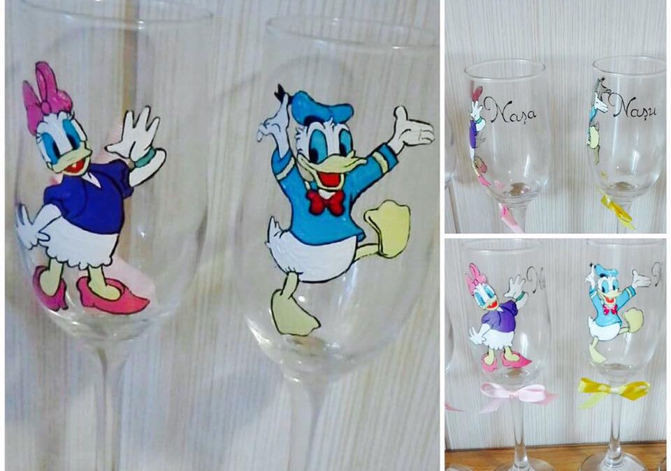 Pahare pentru botez cu personaje Disney in Iasi