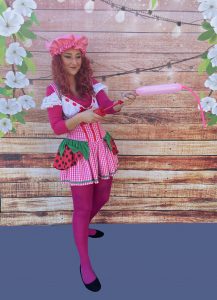 Costum capsunica petreceri copii iasi