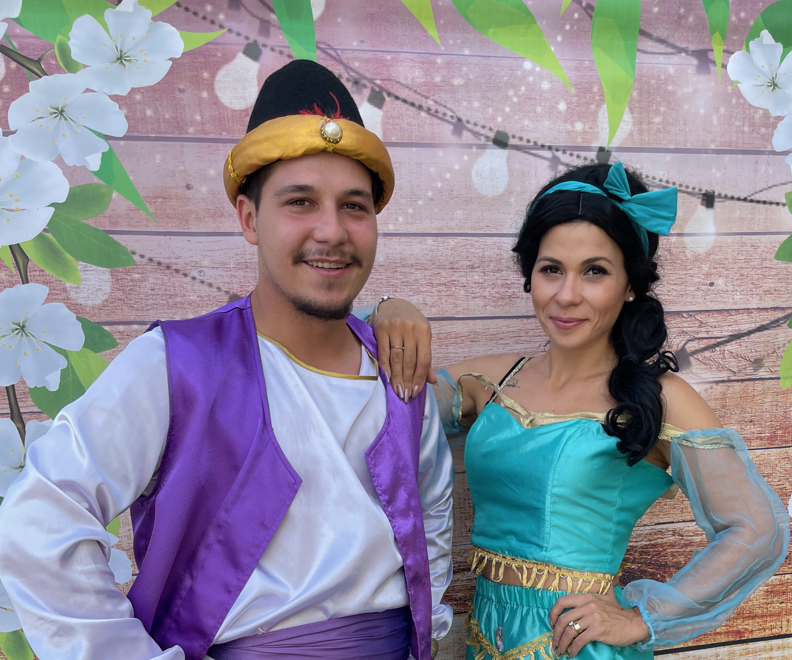 Aladin si Jasmine personaje petreceri copii Iasi