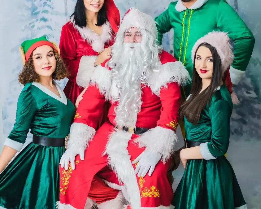Fotografie tablou cu personajele noastre de iarna Kids mania iasi