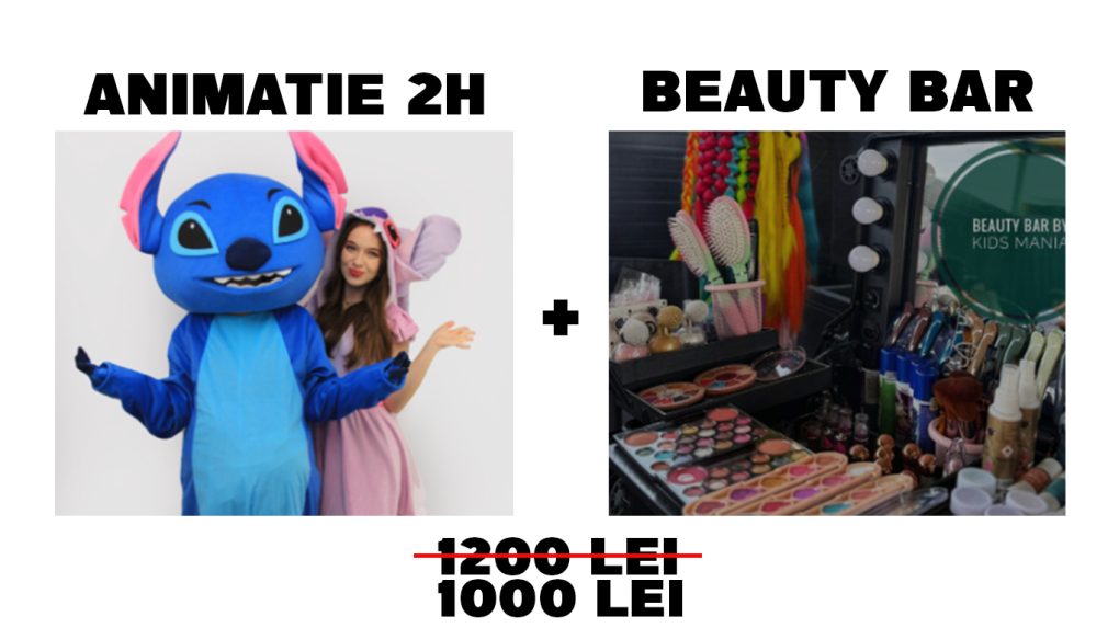 promo 1 animatie petreceri copii si beauty bar