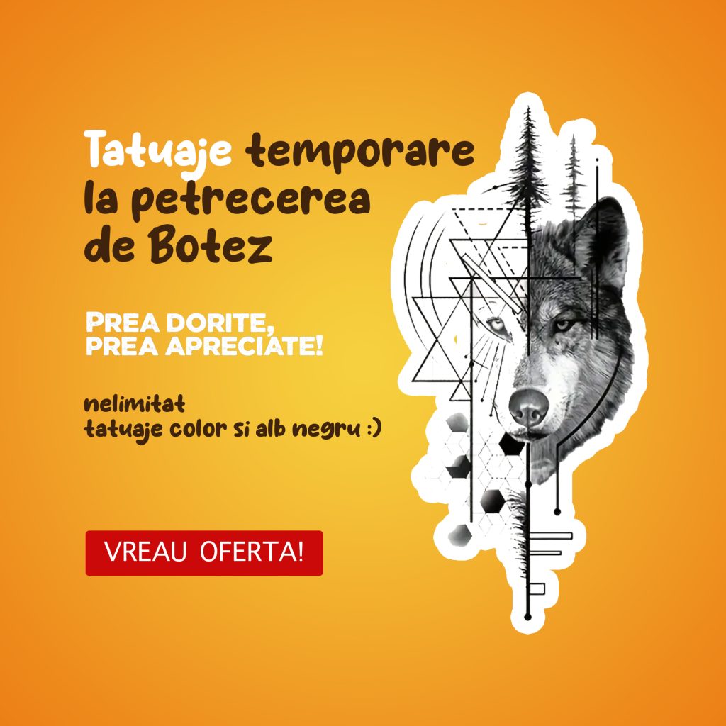Tatuaje temporare la botez in iasi