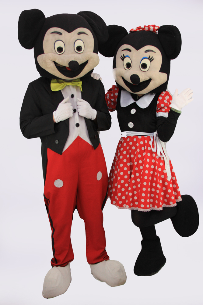minnie si mickey mouse de inchiriat la petreceri