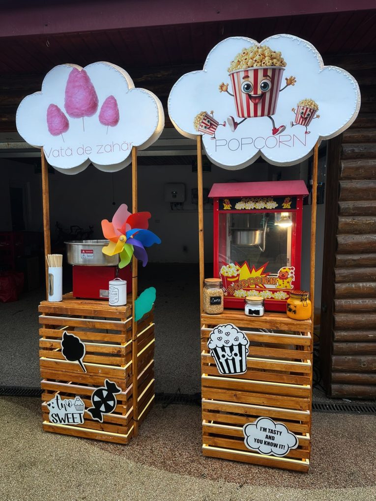 standuri de vata de zahar popcorn tatuaje temporare de inchiriat la nunta botez sau petreceri private in iasi