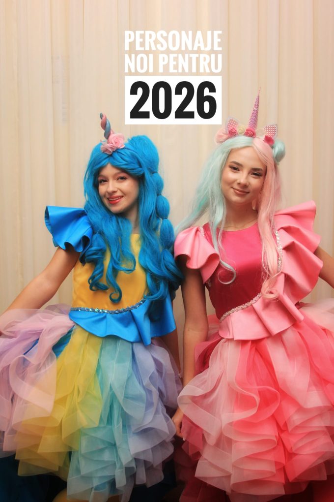 Pinkie Pie si Rainbow Dash animatori copii Iasi